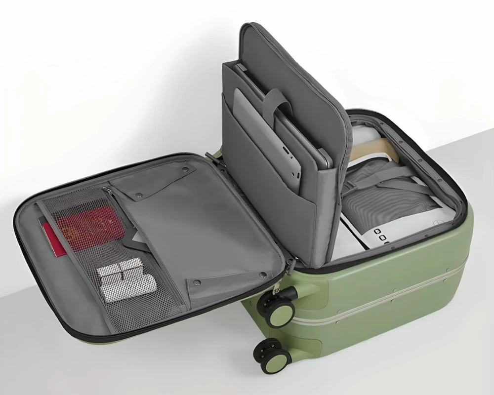 suitcase with compartments